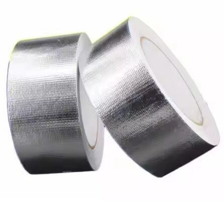 Aluminum Foil Fiberglass Cloth Tape With Strong Tensile And Heat Reflective